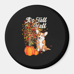 Es ist Herbst, Leute, Blattbaum Hallo Herbst Vinta Magnet