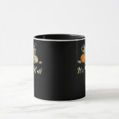 Es ist Herbst Leute! Froher Herbst Leopard Tasse (Zentrum)