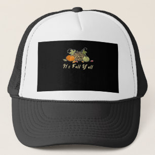 Es ist Herbst, Leute! Glücklicher Herbst Leopard Truckerkappe