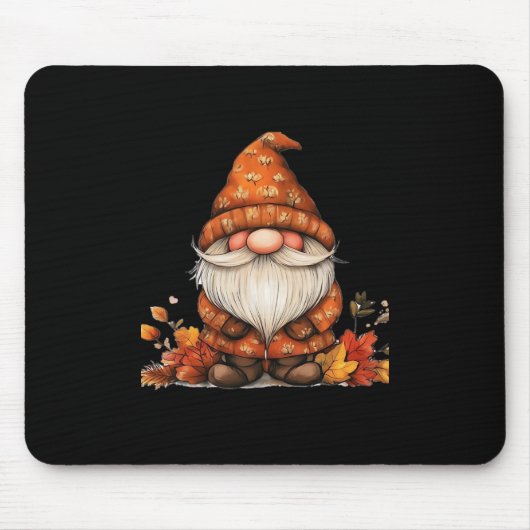 Es ist Herbst, Leute! Gnom Vintage Cool Mousepad (Vorne)