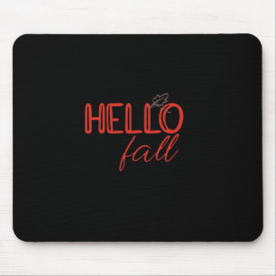 Es ist Herbst, Leute! Herbstblätter Süßer Kürbis V Mousepad