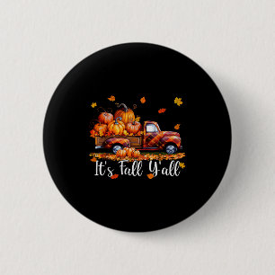 Es ist Herbst, Leute Kürbiswagen Herbstbaum Hallo Button