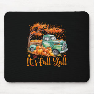Es ist Herbst, Leute, Lastwagen Herbstbaum Kürbis Mousepad