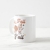 Es ist Herbst, Leute! Pumpkin Spice Latte Kaffeetasse (Vorderseite Links)