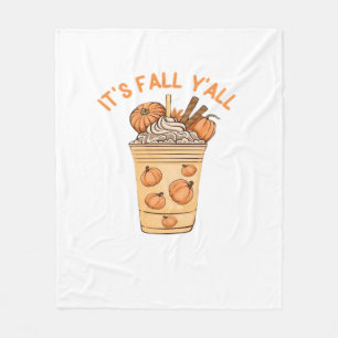Es ist Herbst, Leute, Retro-Stil Fleecedecke