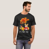 Es ist Herbst Leute Tee Corgi Hund Herbst Hallowee (Vorne ganz)