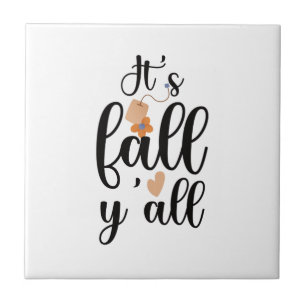 Es ist Herbst Leute, Teebeutel Fliese