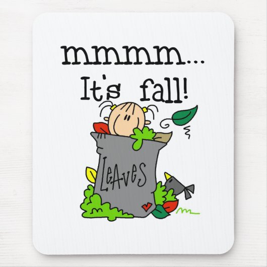 Es ist Herbst Mousepad (Vorne)