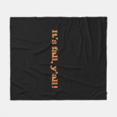 Es ist Herbst! Retro Classic Fleecedecke (Vorderseite (Horizontal))