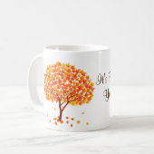 Es ist Herbst-Tasse Kaffeetasse (Vorderseite Links)
