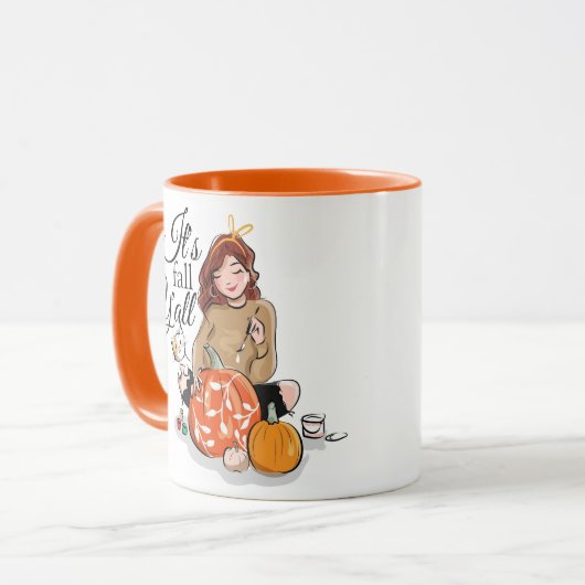 Es ist Herbst-Tasse Tasse (Vorderseite Links)