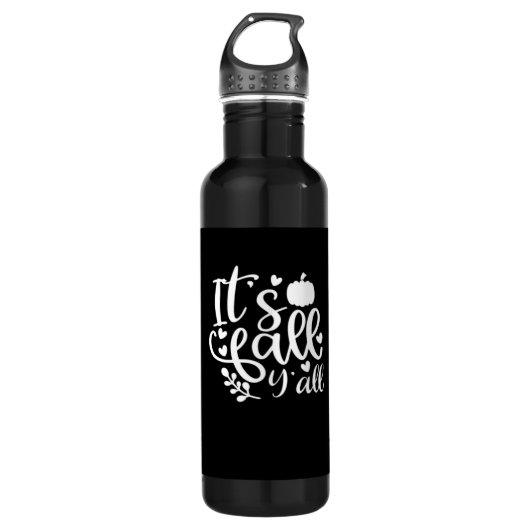 Es ist Herbst! Trendy Graphic Edelstahlflasche (Vorderseite)
