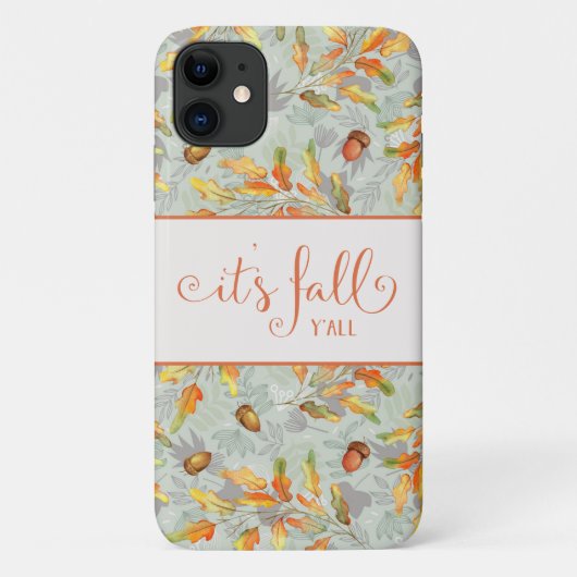 Es ist Herbst-Typografie Case-Mate iPhone Hülle (Rückseite)