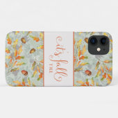 Es ist Herbst-Typografie Case-Mate iPhone Hülle (Rückseite (Horizontal))