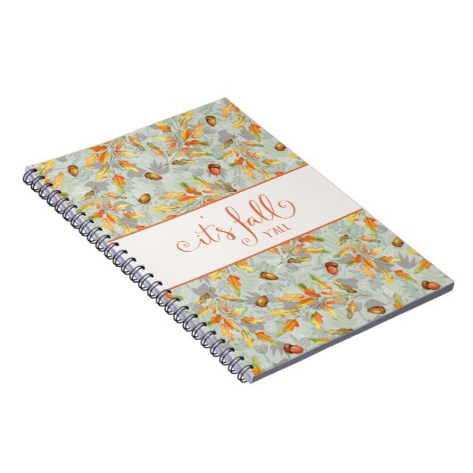 Es ist Herbst-Typografie Notizblock (Rechte Seite)