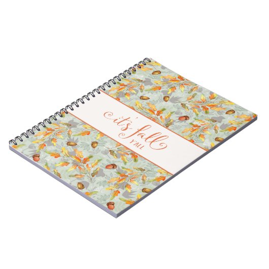 Es ist Herbst-Typografie Notizblock (Linke Seite)