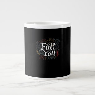 Es ist Herbst Y’all Autumn Design Retro Classic Jumbo-Tasse