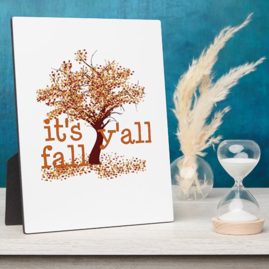 Es ist Herbst Y’all Basic Clean Fotoplatte (Seite)