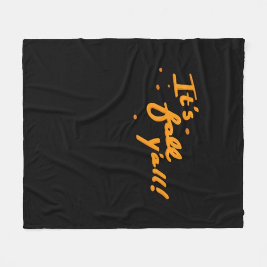 Es ist Herbst Y’all Basic Lässig Fleecedecke (Vorderseite (Horizontal))