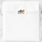 Es ist Herbst Y’all Beagle Niedlicher Hund Lover F Runder Aufkleber (Tasche)