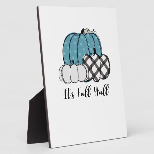 Es ist Herbst Y’all Cool einzigartig Fotoplatte (Seite)