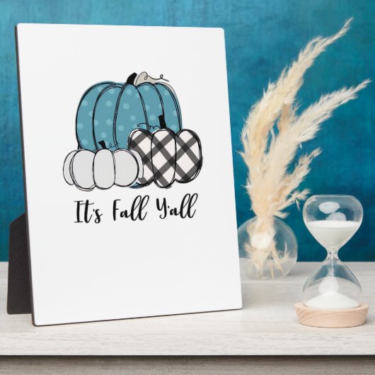 Es ist Herbst Y’all Cool einzigartig Fotoplatte (Seite)