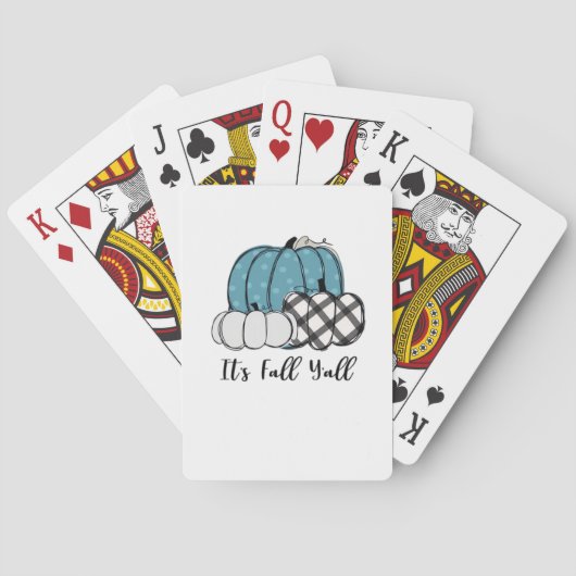 Es ist Herbst Y’all Cool einzigartig Spielkarten (Rückseite)