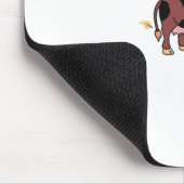 Es ist Herbst Y’all Cow Retro Style Mousepad (Ecke)