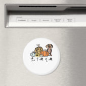 Es ist Herbst Y’all Dackel Lässig Magnet (In Situ (Geschirrspüler))