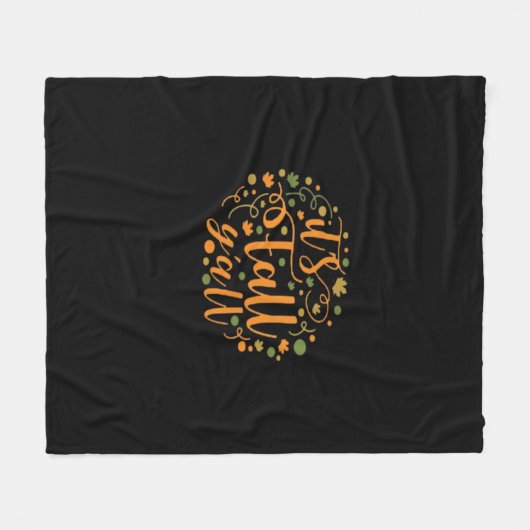 Es ist Herbst Y’all Essential Creative Lässig Fleecedecke (Vorderseite (Horizontal))