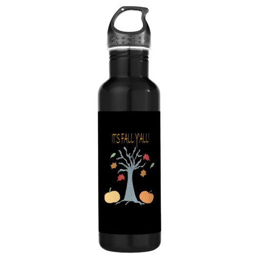 Es ist Herbst Y’all Essential Funny Trendy Edelstahlflasche (Vorderseite)