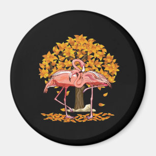 Es ist Herbst Y’all Flamingo Erntedank Halloween Magnet