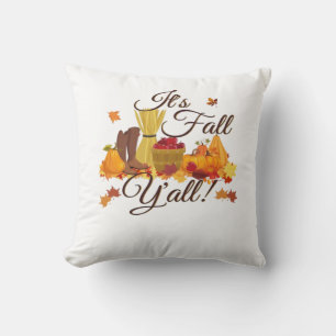 Es ist Herbst Y’all Funny & Cool Retro Kissen