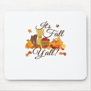 Es ist Herbst Y’all Funny & Cool Retro Mousepad