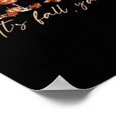 Es ist Herbst Y’all Funny Pumpkin Spice Fall Cockt Poster (Ecke)