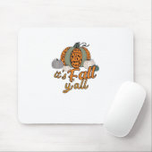 Es ist Herbst Y’all, Funny Pumpkins Leopard Muster Mousepad (Mit Mouse)