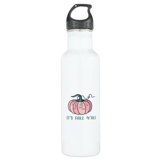 Es ist Herbst Y’all Funny Trendy Edelstahlflasche (Vorderseite)
