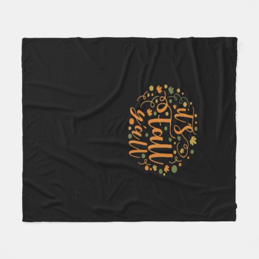 Es ist Herbst Y’all Funny Trendy Fleecedecke (Vorderseite (Horizontal))