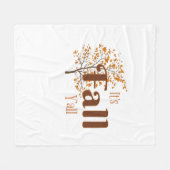 Es ist Herbst Y’all Funny Trendy Fleecedecke (Vorderseite (Horizontal))