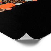 Es ist Herbst Y’all Hallo Fall glücklicher Herbst  Poster (Ecke)