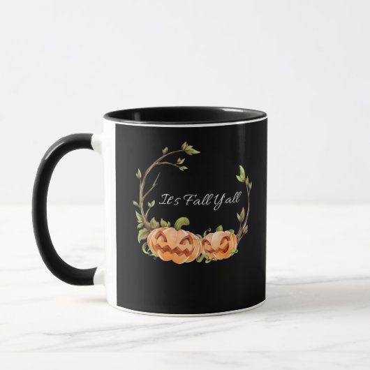 Es ist Herbst Y’all Halloween Cool einzigartig Tasse (Links)