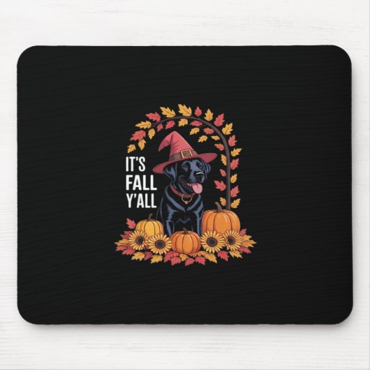 Es ist Herbst Y’all Halloween Erntedank Funny Zita Mousepad (Vorne)
