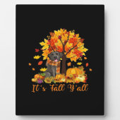 Es ist Herbst Y’all Halloween Erntedank Retro Grap Fotoplatte (Vorderseite)