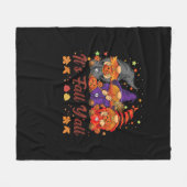 Es ist Herbst Y’all Halloween Gnomes Pumpkin Autum Fleecedecke (Vorderseite (Horizontal))