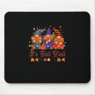 Es ist Herbst Y’all Halloween Gnomes Pumpkin Autum Mousepad