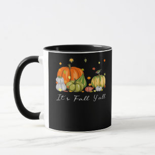 Es ist Herbst Y’all Halloween Pumpkin Autumn Leave Tasse