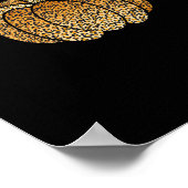 Es ist Herbst Y’all Leopard Print Pumpkin Rustikal Poster (Ecke)