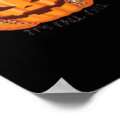 Es ist Herbst Y’all Leopard Pumpkin Happy Hallowee Poster (Ecke)