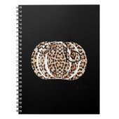Es ist Herbst Y’all Niedlich Leopard Print Pumpkin Notizblock (Vorderseite)