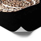 Es ist Herbst Y’all Niedlich Leopard Print Pumpkin Poster (Ecke)